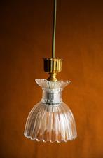 Prado vintage hanglamp, Vintage, Ophalen of Verzenden, Zo goed als nieuw, Glas