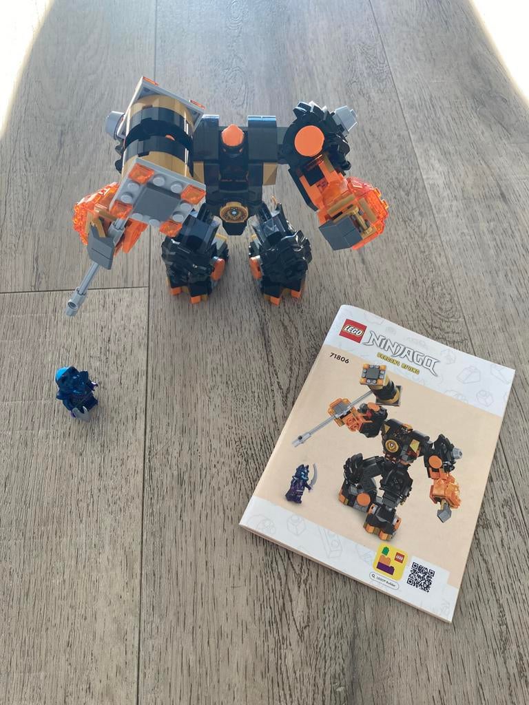 LEGO NINJAGO Cole's elementaire aardemecha - 71806, Ophalen, Zo goed als nieuw, Complete set, Lego