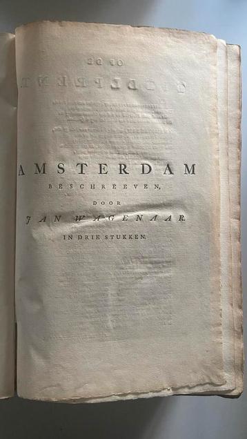 Antieke serie boeken Amsterdam 1802 beschikbaar voor biedingen