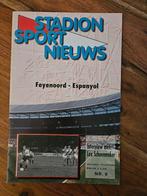 ⚽ Programma Uefa-Cup Feyenoord - Espanyol 1996 ⚽, Ophalen of Verzenden, Zo goed als nieuw, Feyenoord, Boek of Tijdschrift
