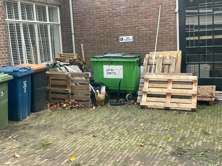 Gratis Pallets Afhalen Paslaan 3 Apeldoorn, Tuin en Terras, Palen, Balken en Planken, Planken, Minder dan 180 cm, Ophalen of Verzenden