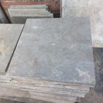 10 m2 Chinees hardsteen terrastegels,50x50x2.5 cm.Getrommeld, Ophalen, Gebruikt, Terrastegels, Natuursteen
