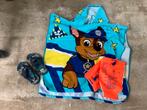 Zwemset / slippers reef 7/8k / paw patrol poncho/zwembandjes, Ophalen of Verzenden, Zo goed als nieuw, Jongen of Meisje, Badponcho