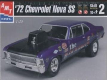 Bouwdoos 1972 Chevy Nova SS 2n1 AMT beschikbaar voor biedingen