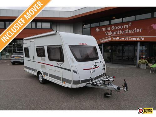 Dethleffs C'Go 415 QL MOVER EN ZAKLUIFEL, Caravans en Kamperen, Caravans, tot en met 3, 750 - 1000 kg, Overige, Dethleffs, Dwarsbed