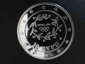 Griekse zilveren 10 euro munt. Proof kwaliteit beschikbaar voor biedingen