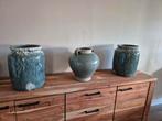 Mooie vazen van Brynxz., Huis en Inrichting, Ophalen, Blauw, Aardewerk of Porselein, Zo goed als nieuw