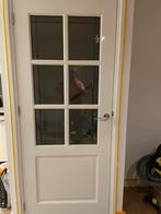 Glas in lood paneel binnendeur, Doe-het-zelf en Verbouw, Deuren en Horren, Ophalen, 80 tot 100 cm, Binnendeur, 200 tot 215 cm