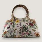 Gucci Bamboo flora handtas authentiek, Ophalen of Verzenden, Gebruikt, Overige kleuren, Handtas