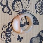 Agaat ring - Maat 20, Overige materialen, 20 of groter, Verzenden, Beige