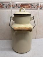 Emaille Melk Bus Effen (4), Ophalen of Verzenden