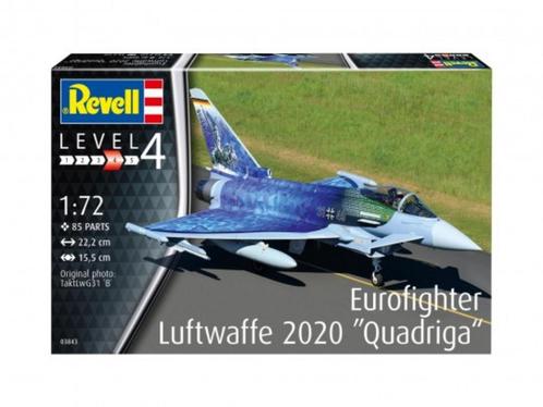 1:72  Eurofighter Luftwaffe 2020 ''Quadriga''  -  Revell, Hobby en Vrije tijd, Modelbouw | Vliegtuigen en Helikopters, Nieuw, Vliegtuig