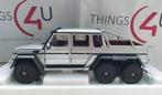 AUTOart 1:18 Mercedes-Benz G63 AMG 6x6 2013 zilver nieuw, Ophalen of Verzenden, Nieuw, Auto, Autoart