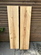 2 mooie planken van ongeschaafd larikshout 120 x 26,7 x 3,5, Ophalen, 25 tot 50 mm, Nieuw, Plank