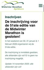 Gezocht: Startbewijs voor de 8 van Apeldoorn, Eén persoon