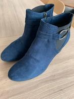 Blauwe Dames Enkellaarsjes - Maat 40, Blauw, Lage of Enkellaarzen, Ophalen of Verzenden, Gedragen