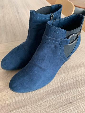 Blauwe Dames Enkellaarsjes - Maat 40 beschikbaar voor biedingen