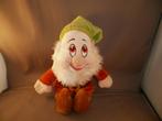 Disney 7 dwerg bashful 30 cm groene muts en bruine broek/, Ophalen of Verzenden, Nieuw, Overige typen