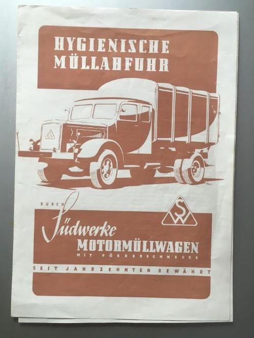 folder krupp (sudwerke) 1, Boeken, Auto's | Folders en Tijdschriften, Gelezen, Overige merken, Verzenden