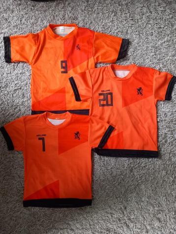 Kinderkleding voetbalshirt shirt 3st maat 116 beschikbaar voor biedingen