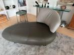Leolux Kikko Chaise Longue, Ophalen, Eenpersoons, 100 tot 125 cm, Leer