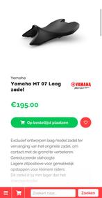 Laag zadel Yamaha MT-07 – Origineel Yamaha, Motoren, Onderdelen | Yamaha, Ophalen of Verzenden, Nieuw