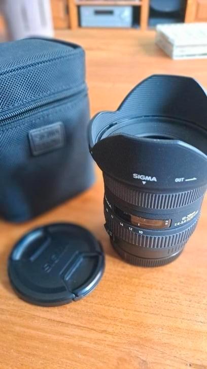 Sigma 10-20mm F/4-5.6 EX DC HSM Canon occasion, Audio, Tv en Foto, Fotografie | Lenzen en Objectieven, Zo goed als nieuw, Groothoeklens