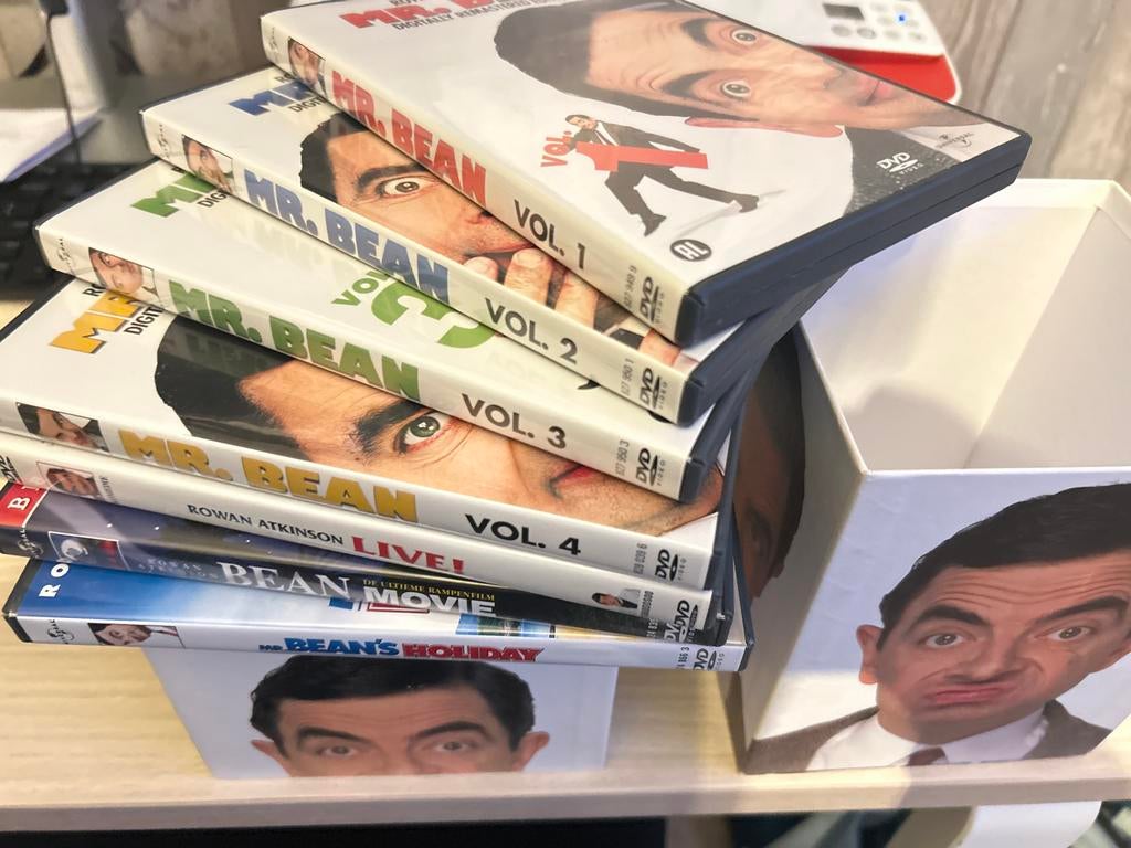 Mr. Bean Box DVD - Complete Collectie!, Actiekomedie, Alle leeftijden, Boxset, Ophalen of Verzenden