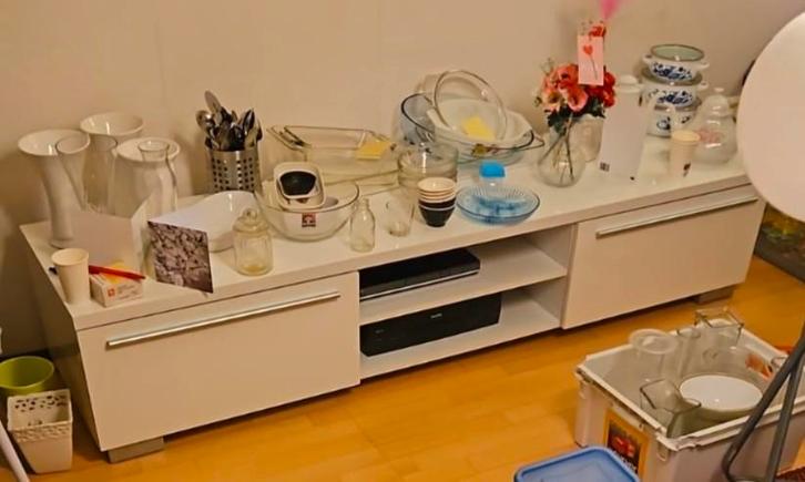 TV Kast, Huis en Inrichting, Tafels | Salontafels, Minder dan 50 cm, Rechthoekig, Ophalen of Verzenden