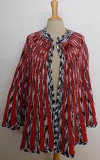 Handmade mooi rood soepel en zacht klokkend vest! L/XL, Ophalen of Verzenden, Zo goed als nieuw, Maat 42/44 (L), Rood