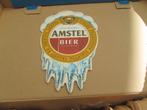 bierviltje AMSTELBIER   ijspegel, Ophalen of Verzenden, Nieuw, Viltje(s), Amstel