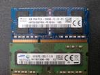 2 x 4GB laptopgeheugen DDR3-12800/1600mhz aangeboden:, Computers en Software, RAM geheugen, Gebruikt, DDR3, Ophalen of Verzenden