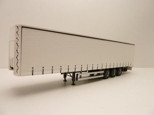 Schuifzeilentrailer  '' Tekno '', Hobby en Vrije tijd, Modelauto's | 1:50, Zo goed als nieuw, Bus of Vrachtwagen, Tekno, Ophalen of Verzenden