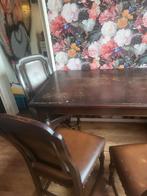 Antieke eethoek - opknapper!, Antiek en Kunst, Ophalen of Verzenden