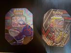 2x Pokemon TCG Tin - Kyogre & Giratina V, Hobby en Vrije tijd, Verzamelkaartspellen | Pokémon, Ophalen of Verzenden, Gebruikt