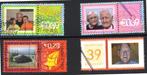4x Persoonlijke postzegel met tab, Ophalen of Verzenden, Na 1940, Gestempeld