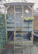 Leuk kinder tuinhuisje, Gebruikt, Minder dan 200 cm, Met overkapping, Hout