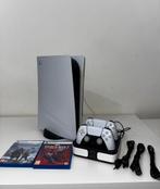 Playstation 5 Disc Edition + 2 controllers + 2 spellen, Ophalen, Zo goed als nieuw