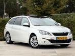 Peugeot308 1.2PurTechBlueLion2017/Navi/Pano/Trekhaak/Lmv/Nap, Auto's, Voorwielaandrijving, Stof, 1199 cc, Wit