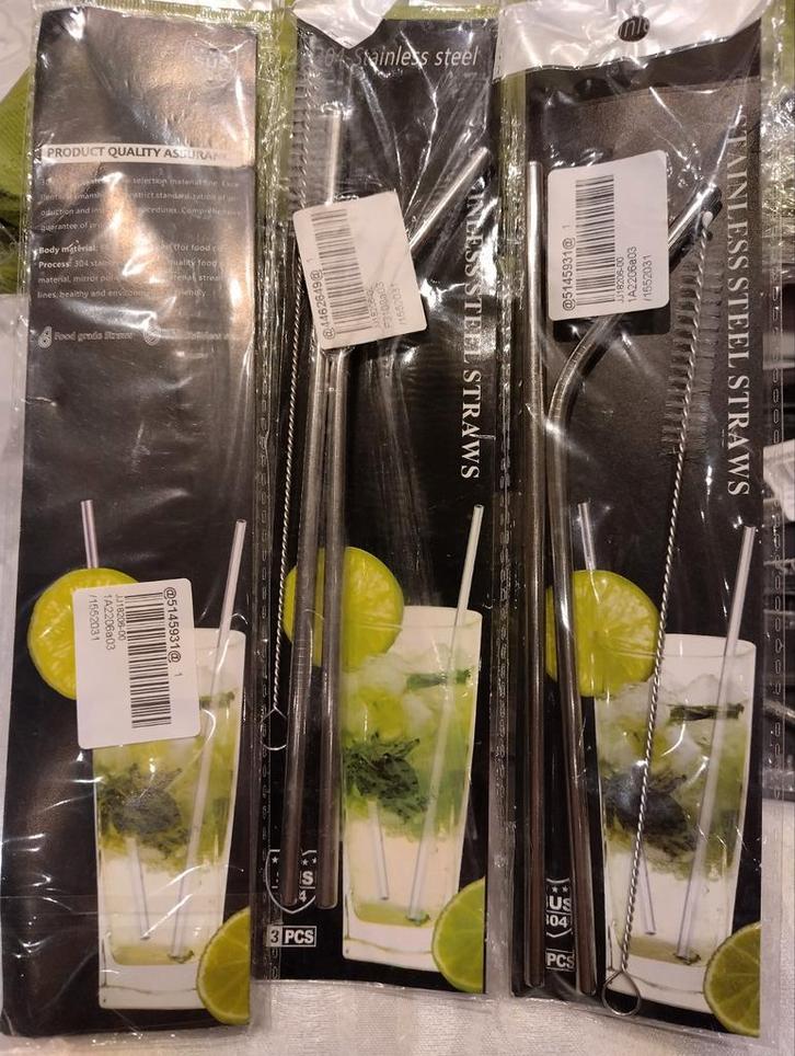 RVS Rietjes Set - Nieuw!, Huis en Inrichting, Keuken | Keukenbenodigdheden, Nieuw, Ophalen of Verzenden