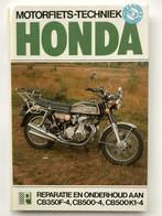 werkplaatshandboek HONDA CB350F-4, CB500-4, CB500K1-4 *NIEUW, Ophalen of Verzenden, Honda