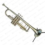 Vincent Bach Stradivarius Model 37 ML Verzilverd, Ophalen of Verzenden, Gebruikt, Bes-trompet, Met koffer