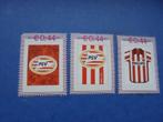 3 postzegels 0,44 postfris, voetbalclub PSV EINDHOVEN, Na 1940, Ophalen of Verzenden, Postfris