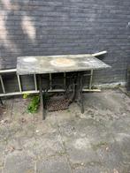 Tuintafel met marmer blad, Ophalen