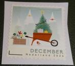 Decemberzegel - 2024 - Kerstboom in kruiwagen, Verzenden, Na 1940, Gestempeld