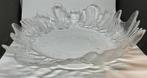 Schaal - LINDSHAMMER - Scandinavisch ice glas - Vintage, Ophalen of Verzenden