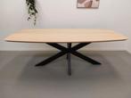 Deens ovaal eettafel - 220x110 - Eikenhout, Huis en Inrichting, Tafels | Eettafels, Ophalen, 100 tot 150 cm, Eikenhout, Vijf personen of meer