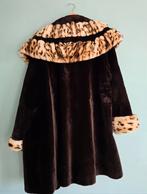 Prachtige Imitatie Bontjas met Grote Kraag - Maat 42-46, Ophalen of Verzenden, Zo goed als nieuw, Maat 42/44 (L), Bruin