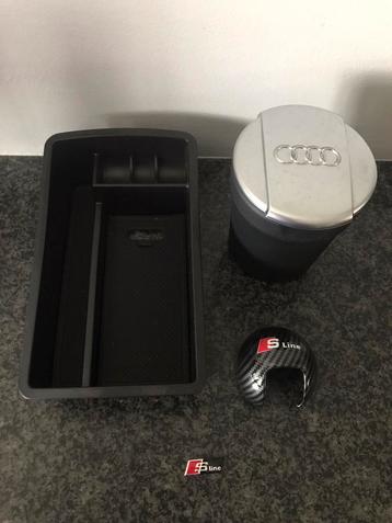 Audi A3 armsteun organizer Sline pook stuur embleem logo beschikbaar voor biedingen
