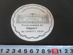 sticker Hapert restaurant POORT VAN BRABANT Provincialeweg, Verzamelen, Stickers, Ophalen, Zo goed als nieuw